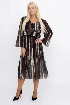 Sukienka szyfonowa SIMENI Wzór 1