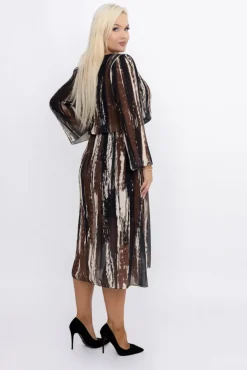 Sukienka szyfonowa SIMENI Wzór 1