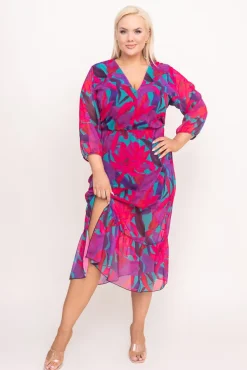 Sukienka szyfonowa TRIGA Wzór 3