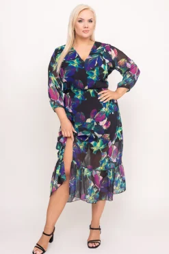 Sukienka szyfonowa TRIGA Wzór 1