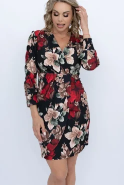 Sukienka z marszczeniem VISTERO Wzór 1