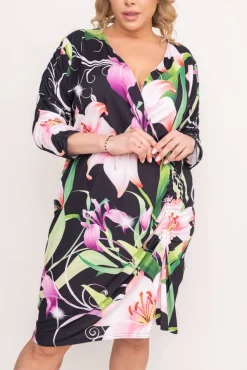 Sukienka z marszczeniem VENUI Wzór 1