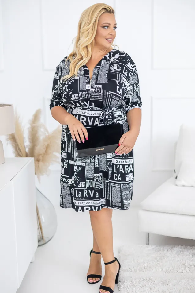 Sukienka z rozsuwanym dekoltem MEGAZI