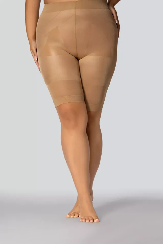 Szorty wyszczuplające MID-WAISTED SMOOTHWEAR GOLDEN PEARL