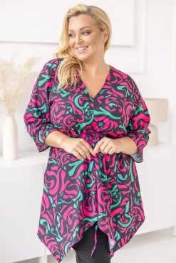 Tunika asymetryczna CLARIN Wzór 2