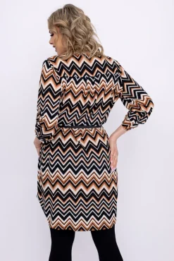 Tunika z paskiem YBURI Wzór 14