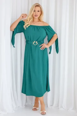 Turkusowa Sukienka DERTUZI