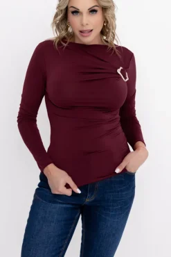 Wiśniowa Bluzka HEXALIO