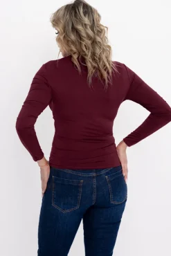 Wiśniowa Bluzka HEXALIO