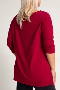 Wiśniowa Bluzka REVUMI Wzór 10