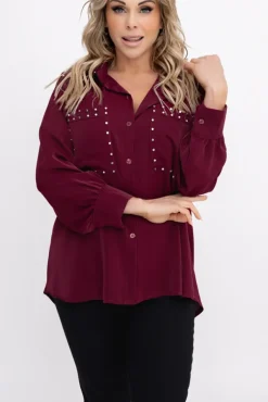 Wiśniowa Koszula PERMUZI