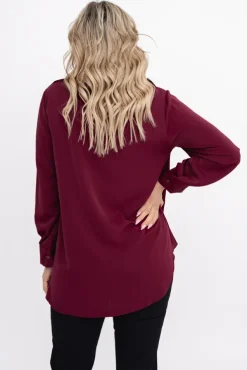 Wiśniowa Koszula PERMUZI