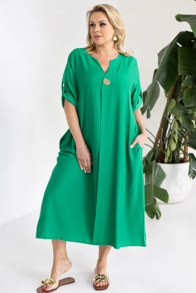Zielona Sukienka RAYLE