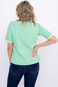 Zielono-turkusowa Bluzka LEZIRO