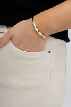 Złota Bransoletka stalowa LAMI